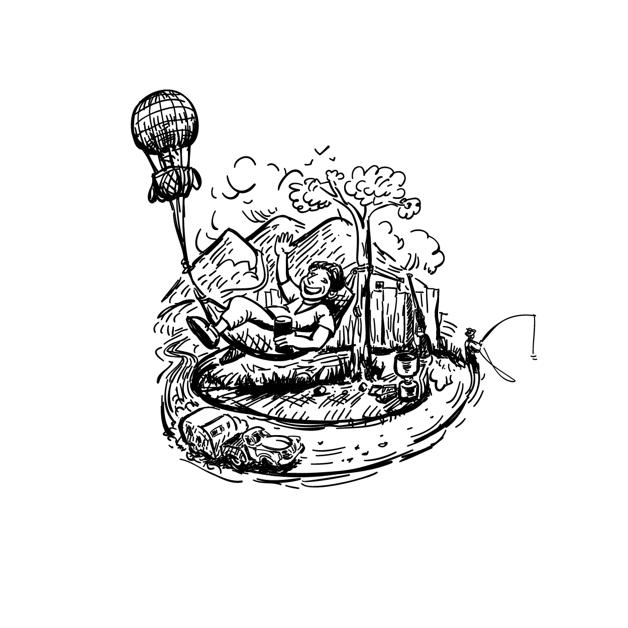 Illustration Design by nail5657 for The Backyard at Pagosa Springs | Design #18538748