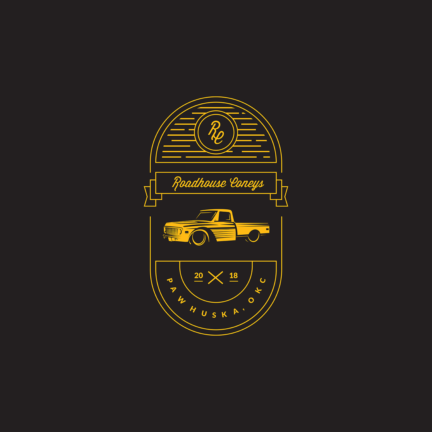 Logo Design by Marc Ray for Roadhouse Coneys, LLC | Design #18454362