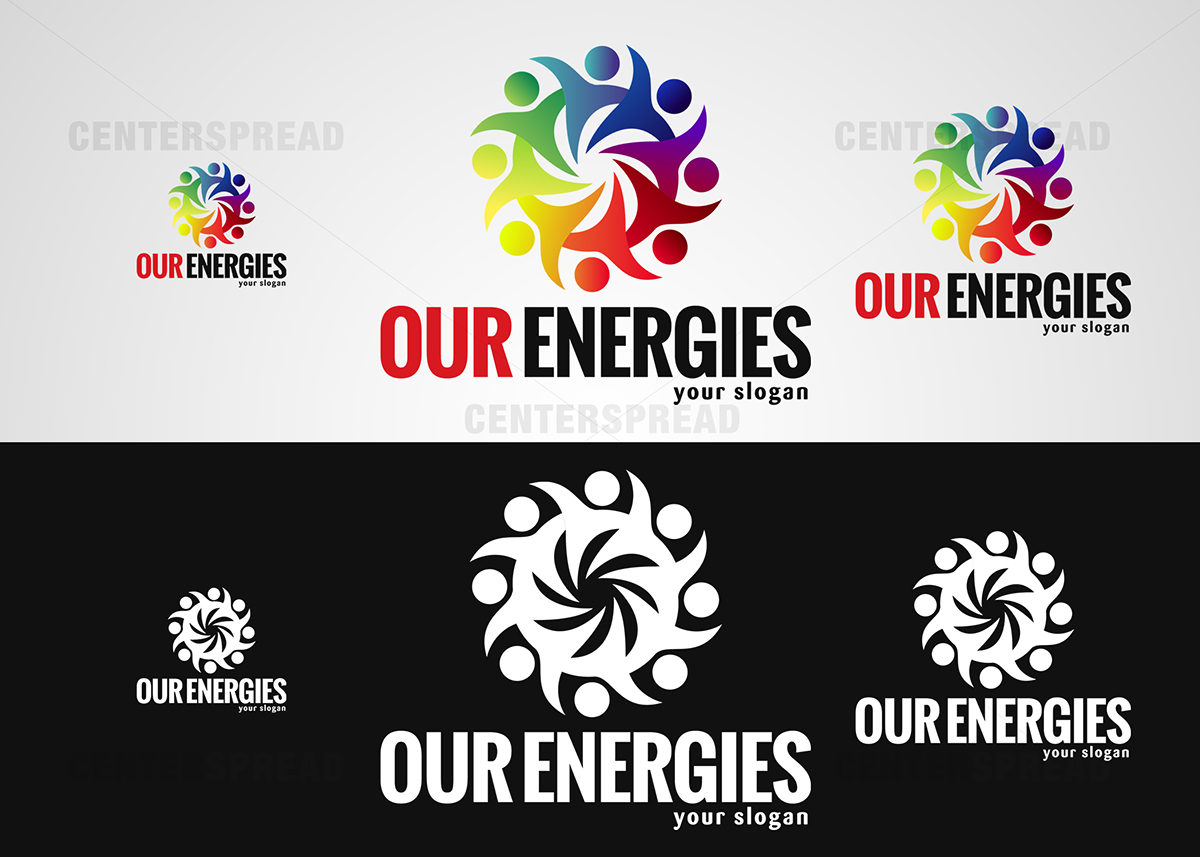 Logo-Design von CENTERSPREAD für Our energies  | Design #2837046