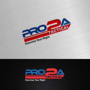 Logo Design by Arham Hidayat for Pro2A Tactical | Design #18569884