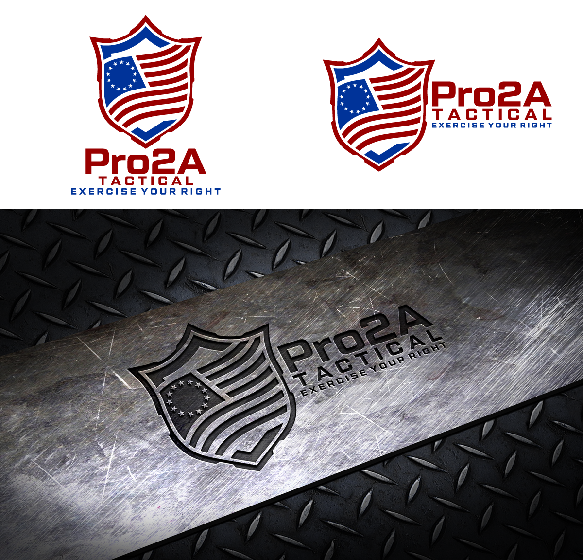Logo Design by mr.stanche for Pro2A Tactical | Design #18544699
