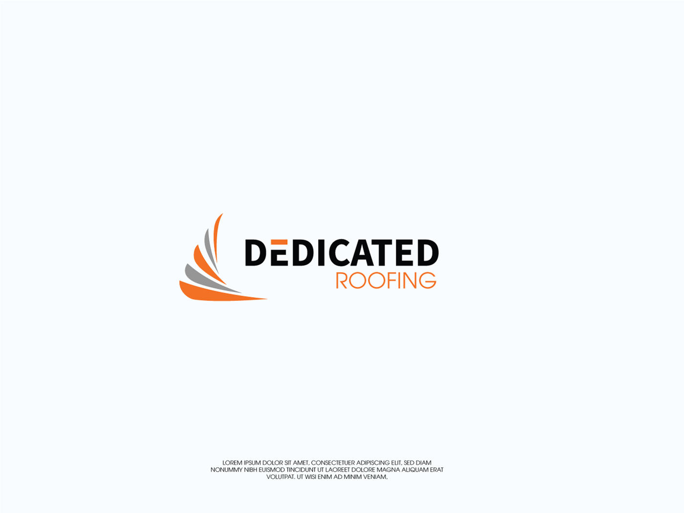 Logo Design by Shigh5 for Dedicated Roofing | Design #18437332