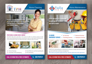 Yalla Fix It - Maintenance Flyer for Exisiting Client base | Diseño de Flyer por alex989