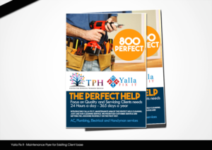 Yalla Fix It - Maintenance Flyer for Exisiting Client base | Design de Flyer par disign