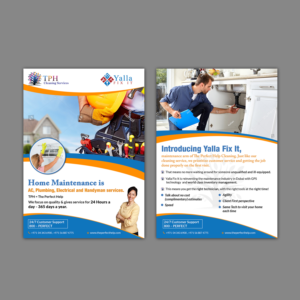 Yalla Fix It - Maintenance Flyer for Exisiting Client base | Design de Flyer par aspiremedia