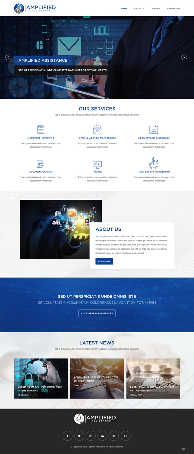 Web Design by pb for this project | Design #18450793