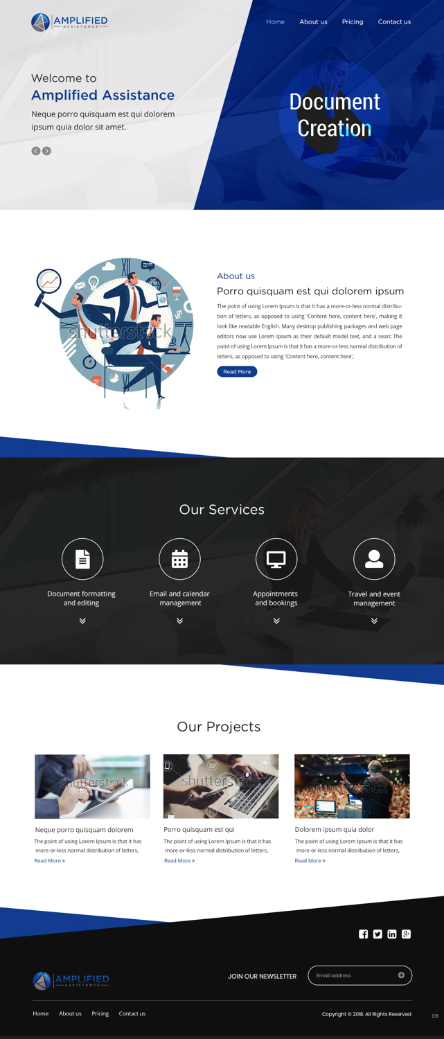 Web Design by pb for this project | Design #18450794
