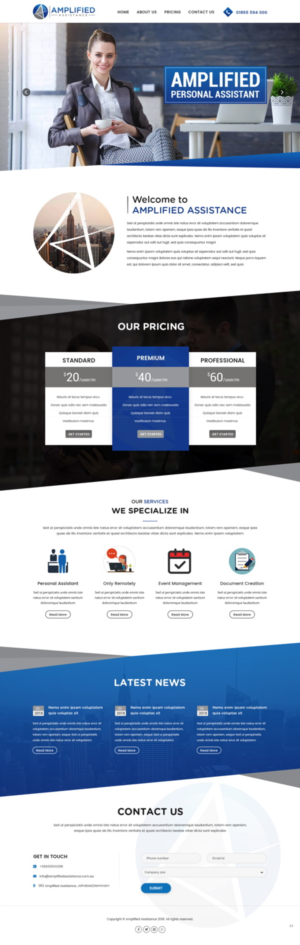 Web Design by pb for this project | Design: #18450795