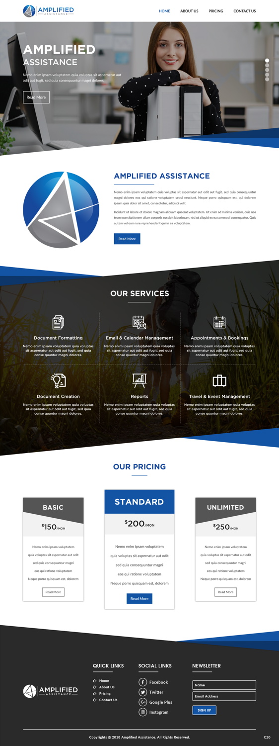 Web Design by pb for this project | Design #18450809
