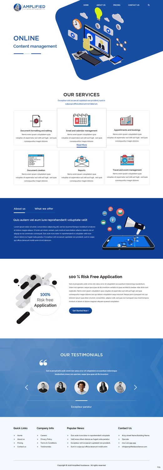 Web Design by pb for this project | Design #18450810
