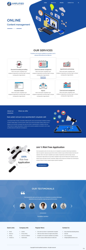 Web Design by pb for this project | Design: #18450810