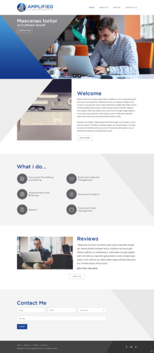 Web Design by pb for this project | Design: #18450816