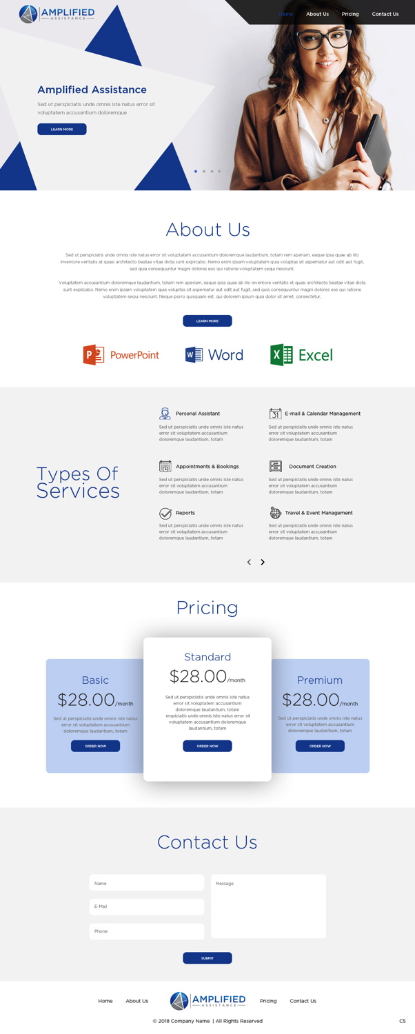 Web Design by pb for this project | Design #18462382