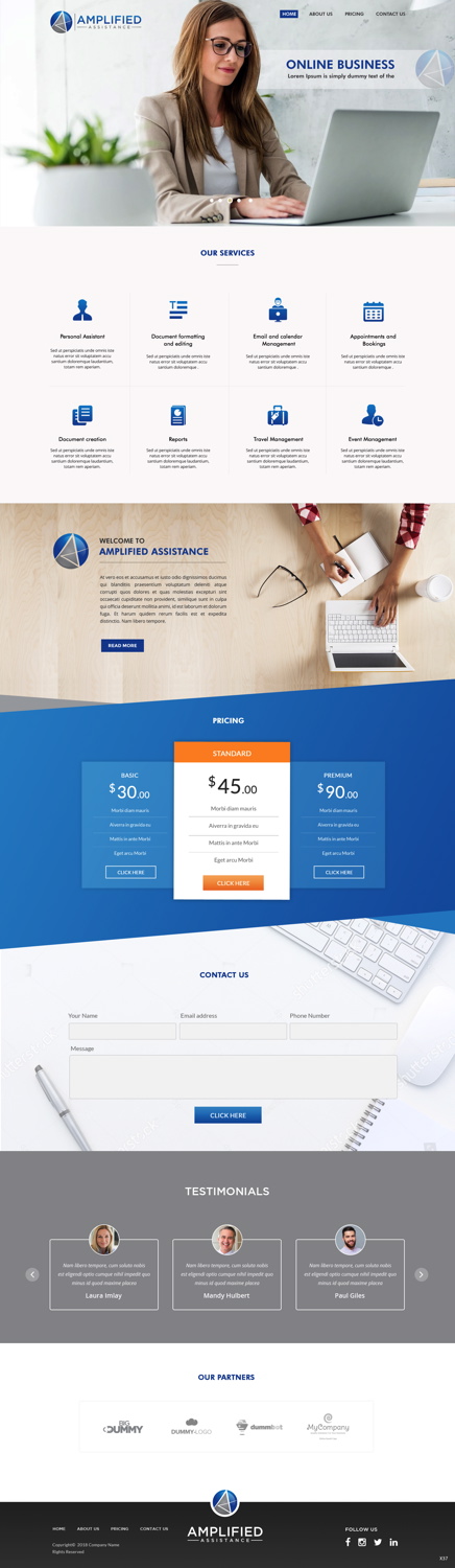 Web Design by pb for this project | Design #18481476
