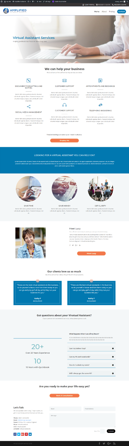 Web Design by lethu7162 for this project | Design #18465825