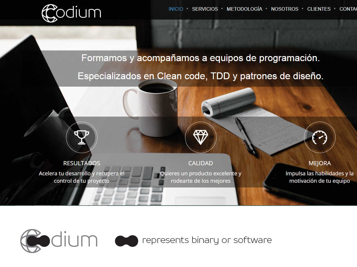 Logo Design by memreng for Codium Team S.L. | Design #18580129