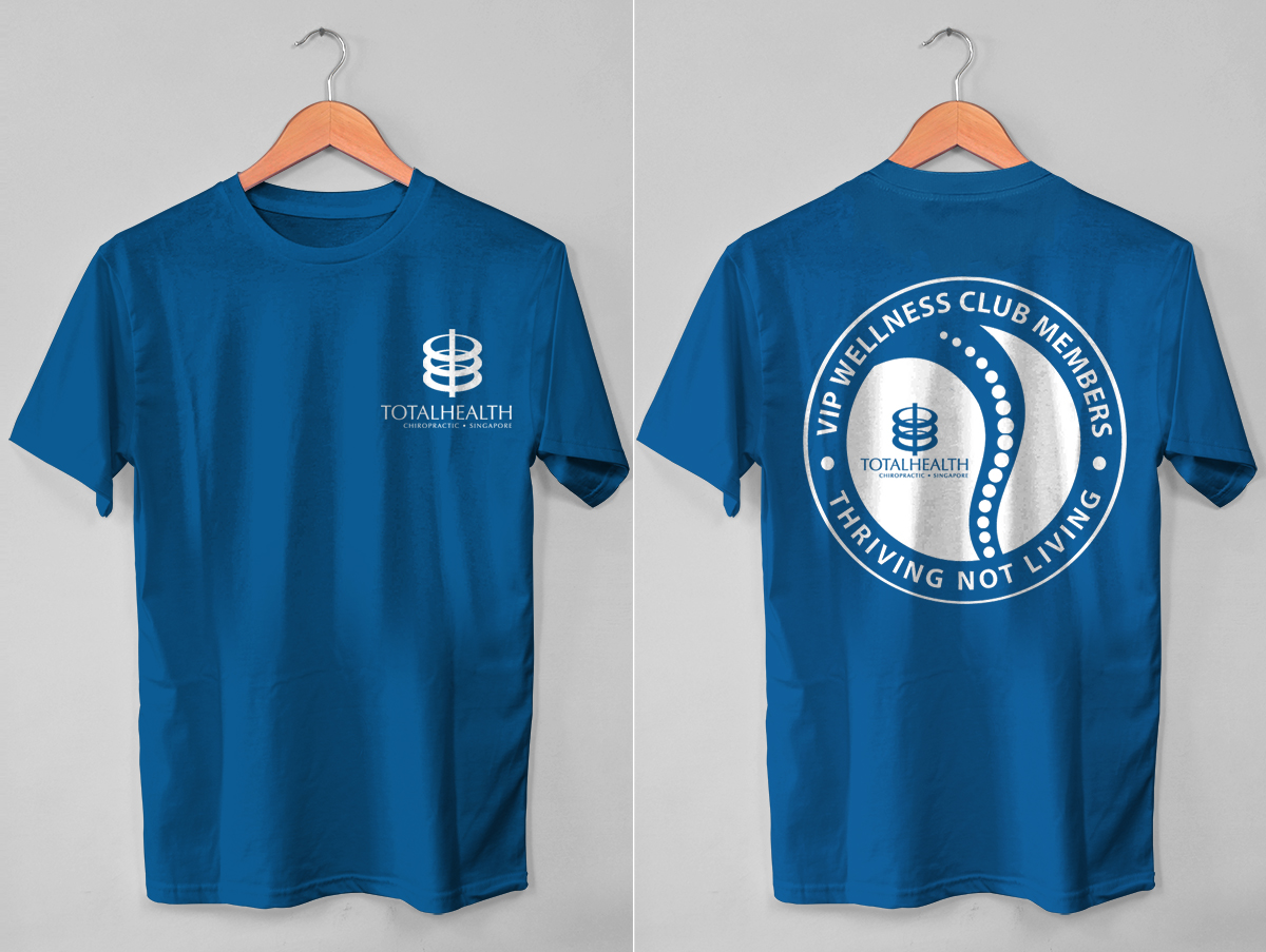Diseño de Camiseta por O_O NIZAL O_O para Total Health Chiropractic Pte Ltd | Diseño #18444495