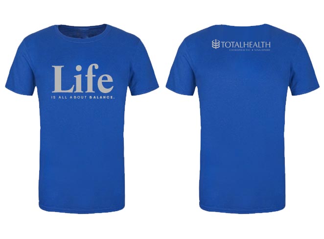 T-shirt Design by Jerome Torrente for Total Health Chiropractic Pte Ltd | Design #18541578