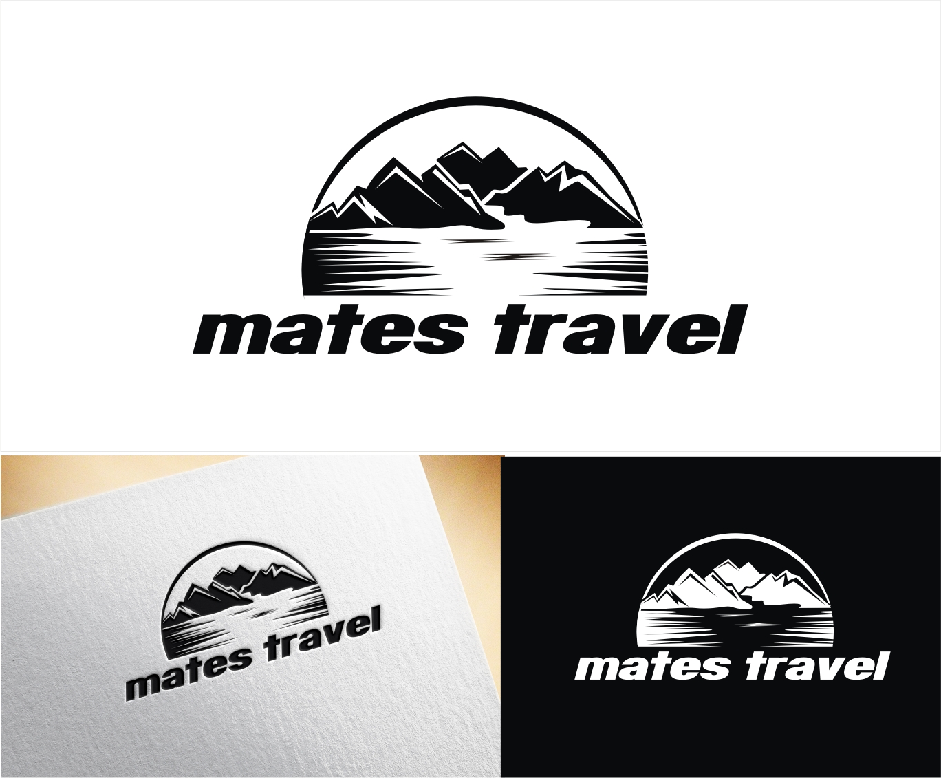 Logo Design by Soul Light for mates travel | Design #18447645