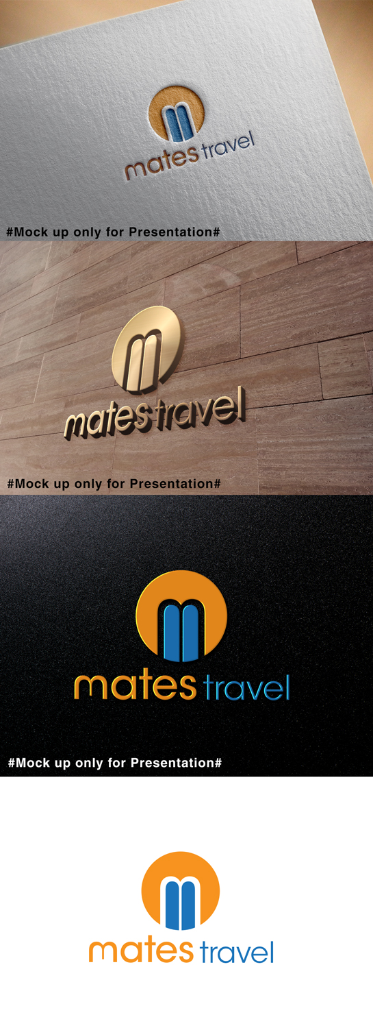 Logo Design by designmind78 for mates travel | Design #18466449