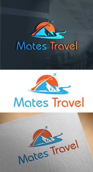 Logo Design by creativerahman82 2 for mates travel | Design #18524424