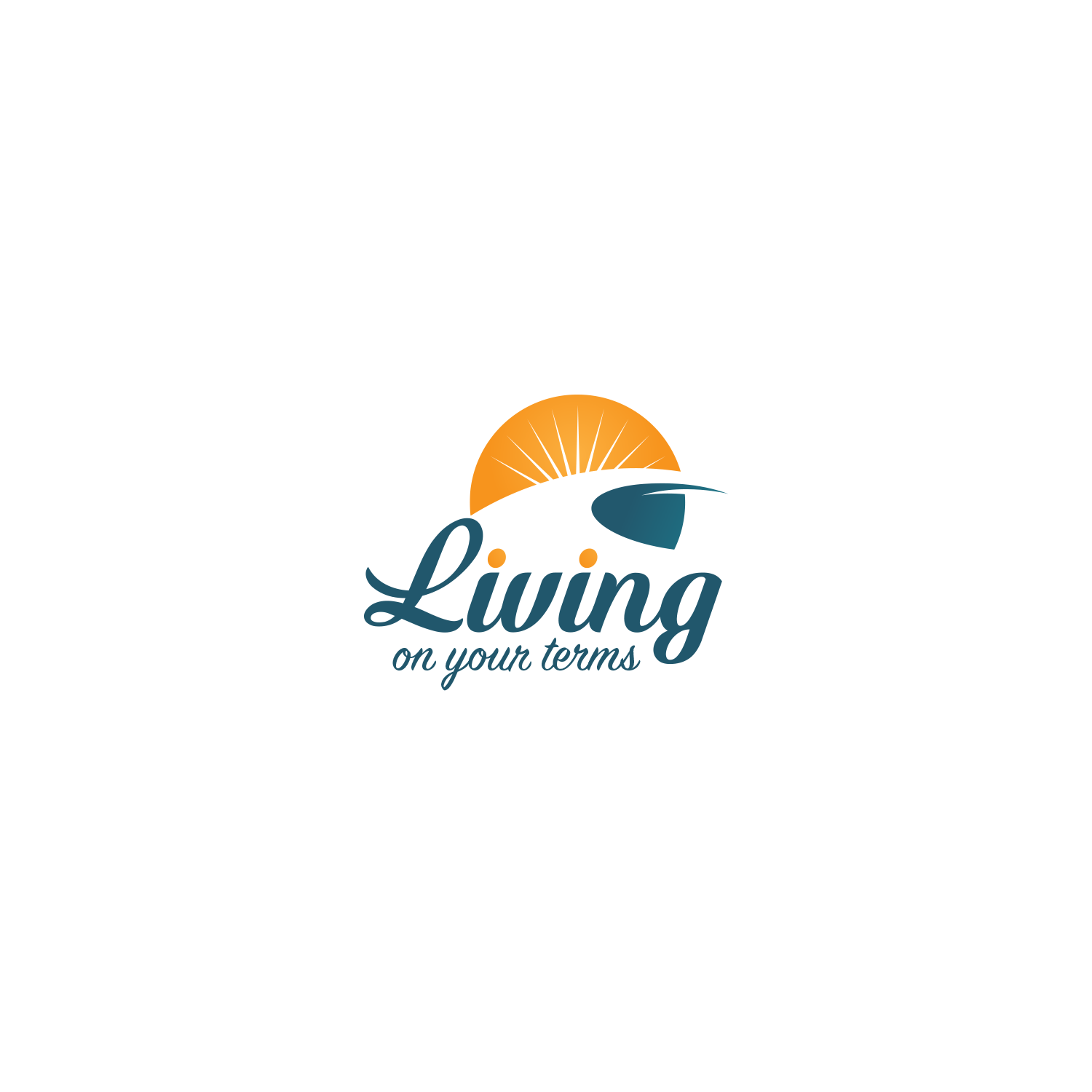Logo Design by Felipe Moura for Living on your terms | Design #18489083