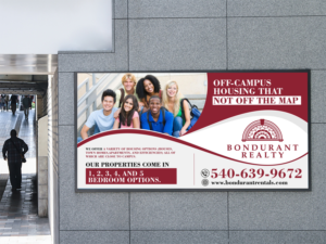 Bondurant Realty Corp needs a billboard design | Design de Panneau par Aurora:)
