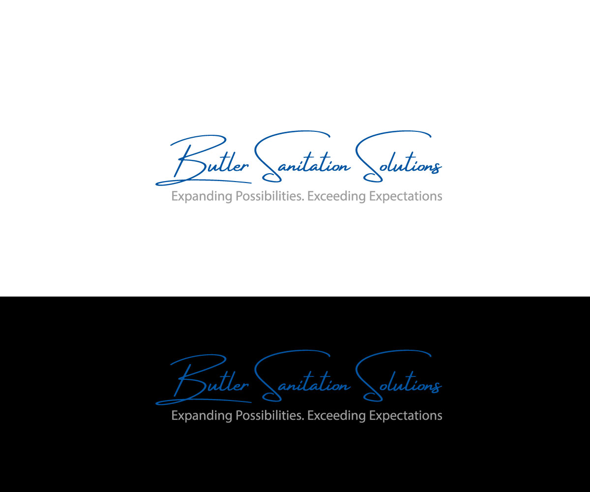 Logo Design by skyDesignbox for Butler Sanitation Solutions | Design #18482096