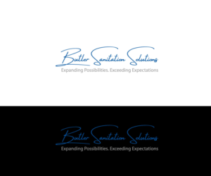 Logo Design by skyDesignbox for Butler Sanitation Solutions | Design: #18482096