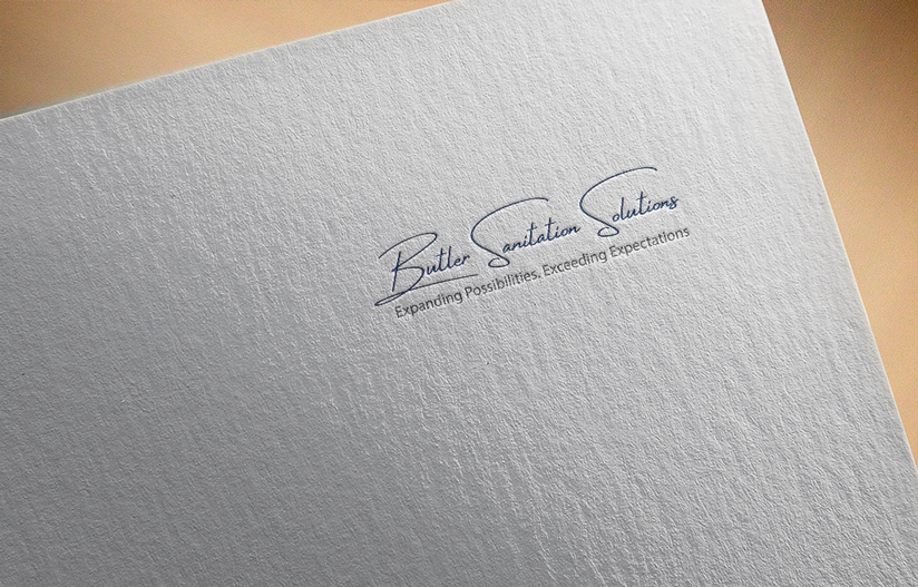 Logo Design by skyDesignbox for Butler Sanitation Solutions | Design #18482097