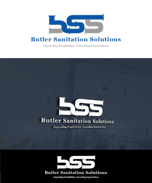 Logo Design by Isnah Logo for Butler Sanitation Solutions | Design: #18482367