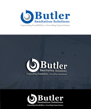 Logo Design by Isnah Logo for Butler Sanitation Solutions | Design: #18482369