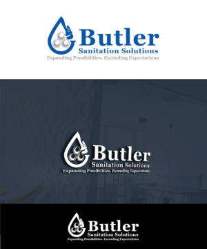 Logo Design by Isnah Logo for Butler Sanitation Solutions | Design: #18482370