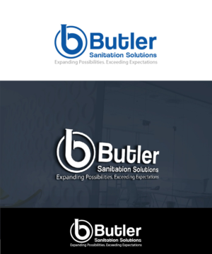 Logo Design by Isnah Logo for Butler Sanitation Solutions | Design: #18482371