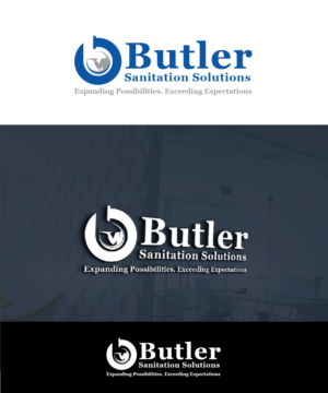Logo Design by Isnah Logo for Butler Sanitation Solutions | Design: #18502878