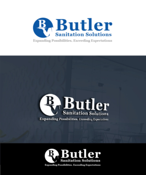 Logo Design by Isnah Logo for Butler Sanitation Solutions | Design: #18502879