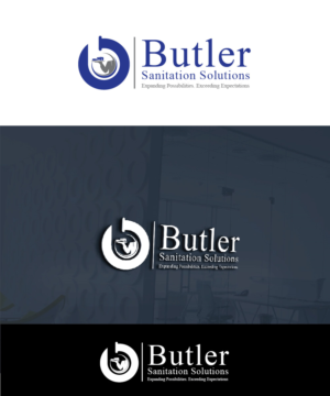 Logo Design by Isnah Logo for Butler Sanitation Solutions | Design: #18529739