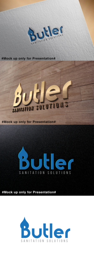 Logo Design by designmind78 for Butler Sanitation Solutions | Design: #18466456