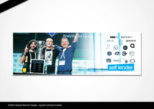 Twitter Header Banner Design - esports venture investor | Graphic Design by disign