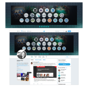 Twitter Header Banner Design - esports venture investor | Graphic Design by SAI DESIGNS