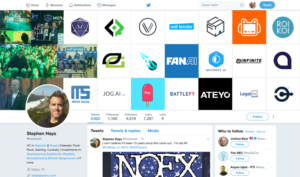 Twitter Header Banner Design - esports venture investor | Graphic Design by Scott Broughton