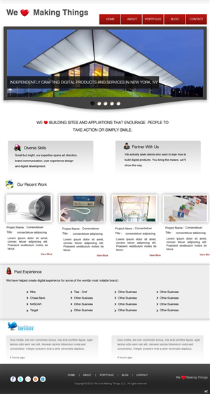 Web Design by pb for this project | Design: #656475