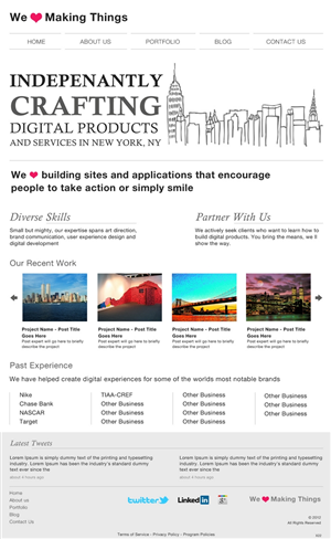 Web Design by pb for this project | Design: #661962