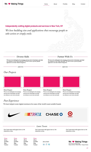 Web Design by pb for this project | Design: #661967