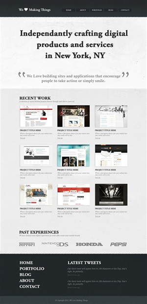 Web Design by dragnoir for this project | Design: #660646