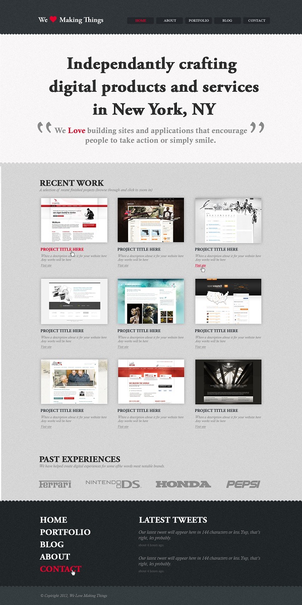 Web Design by dragnoir for this project | Design #661933