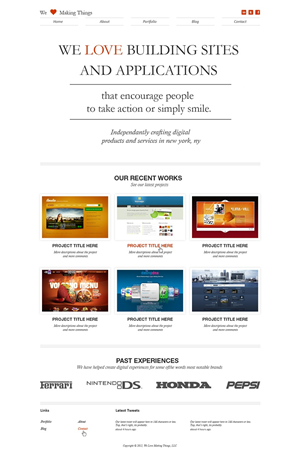 Web Design by dragnoir for this project | Design: #661935