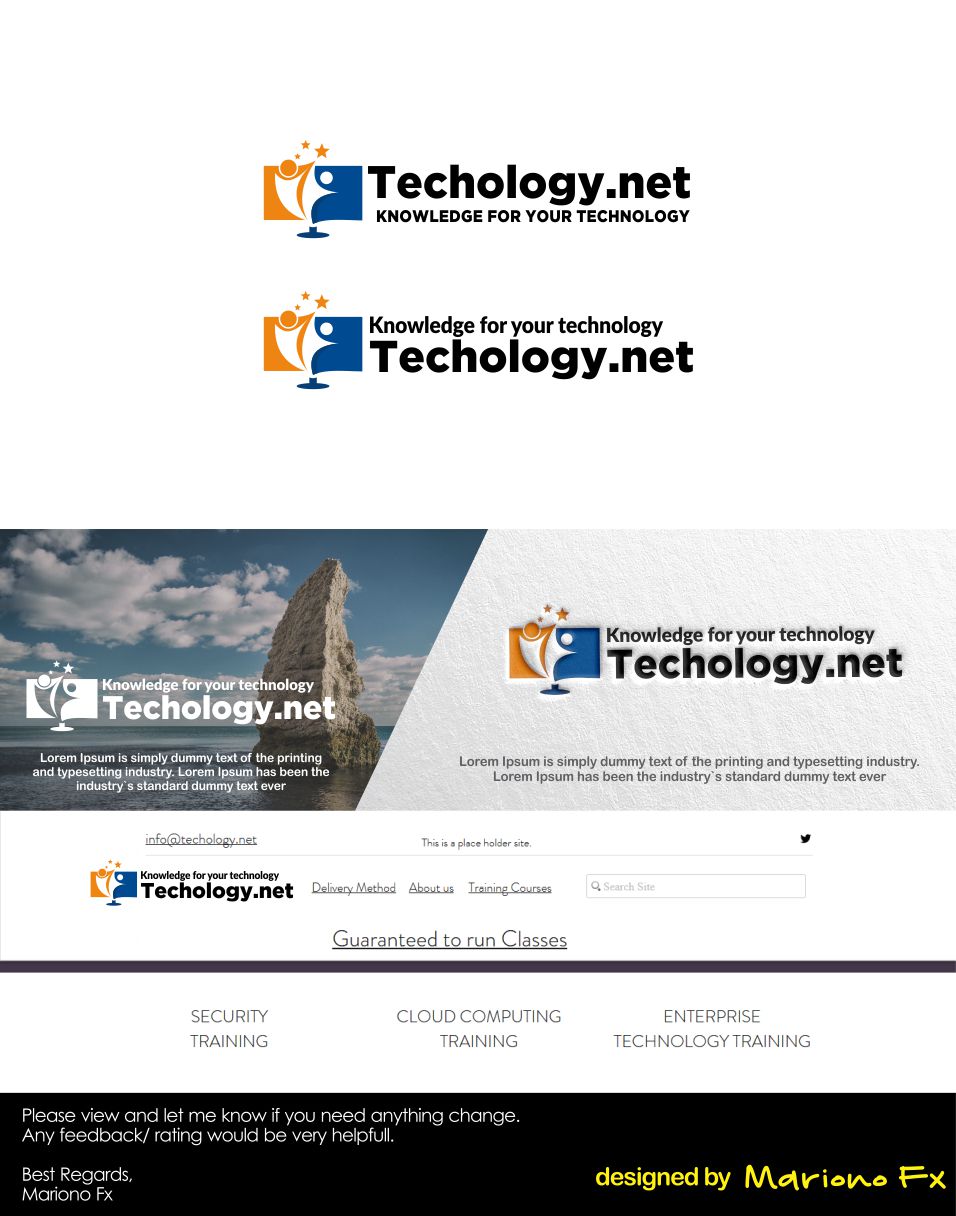 Logo Design by Mariono Fx for Techology.net | Design #18463976