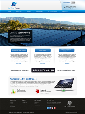 Web Design by OM for this project | Design: #2825641