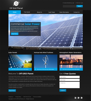 Web Design by OM for this project | Design: #2825644